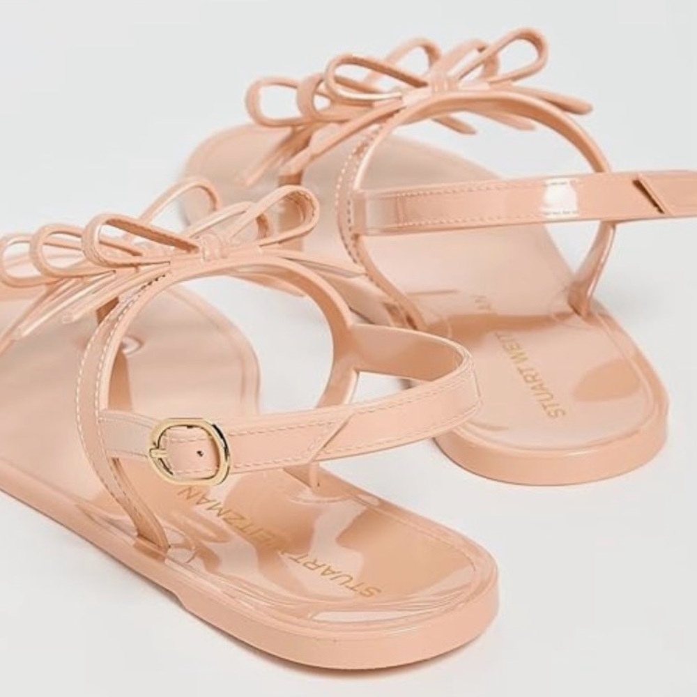 Stuart Weitzman Women's Nude Sandals - Picture 6 of 11